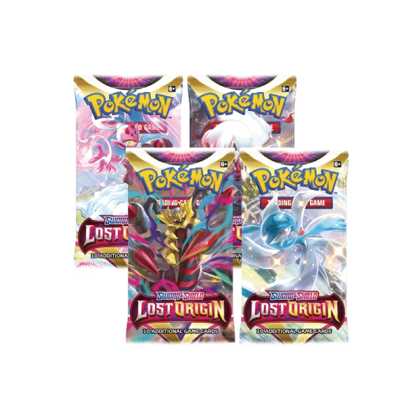Pokemon Lost Origin Booster Pack Art Bundle [Set of 4]