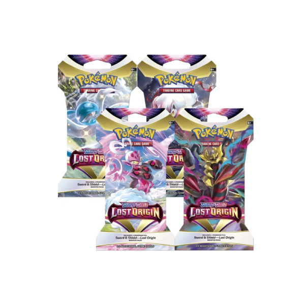Pokemon Lost Origin Sleeved Booster Pack Art Bundle [Set of 4]