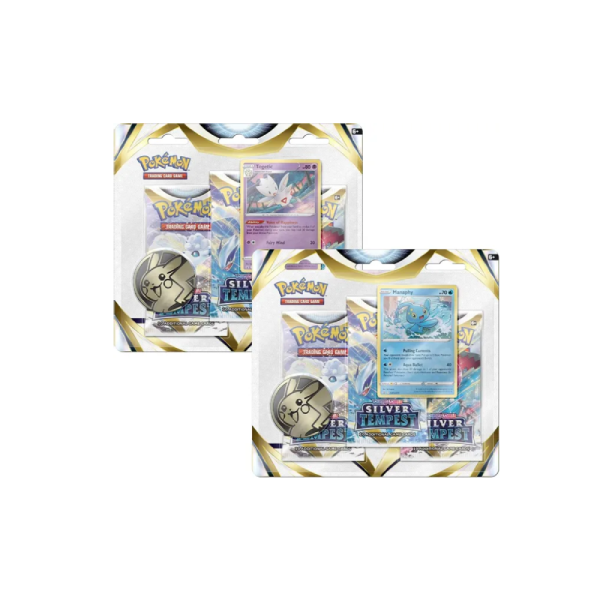 Pokemon Silver Tempest 3 Pack Blister [Set of 2]