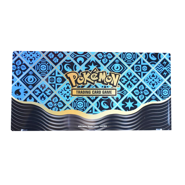 Pokemon Paldean Fates Blue Magnetic Three Card Protector