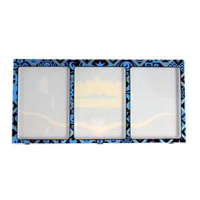 Pokemon Paldean Fates Blue Magnetic Three Card Protector