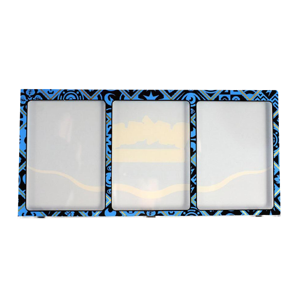 Pokemon Paldean Fates Blue Magnetic Three Card Protector