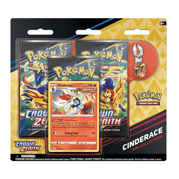 Pokemon Crown Zenith Pin Collection Cinderace