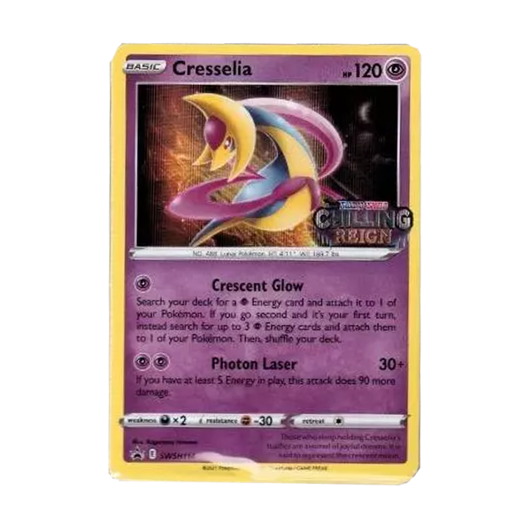 Pokemon Cresselia SWSH114 Sealed Build And Battle Stamped Chilling Reign Deck