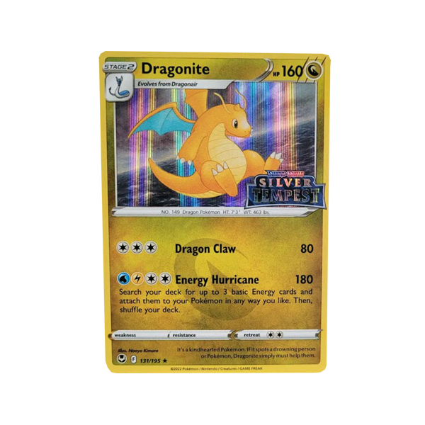 Dragonite - 131/195 Holo Silver Tempest Stamp Promo