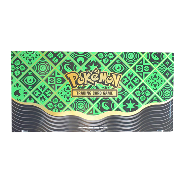 Pokemon Paldean Fates Green Magnetic Three Card Protector