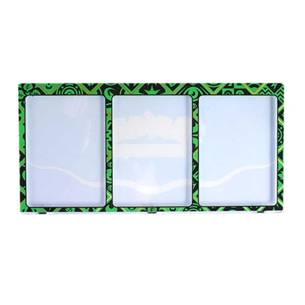 Pokemon Paldean Fates Green Magnetic Three Card Protector