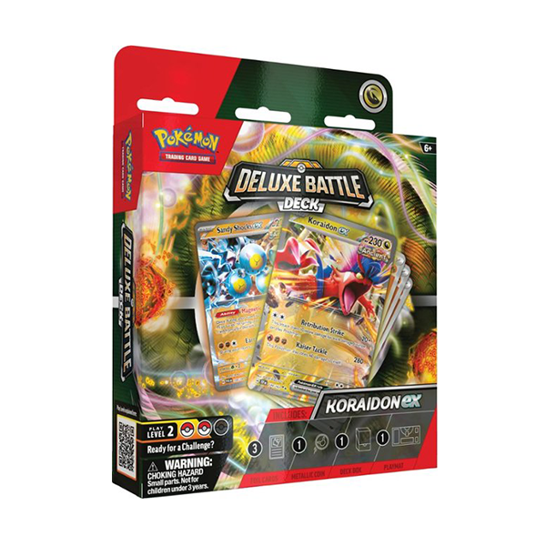 Pokemon Koraidon ex Deluxe Battle Deck (Release Date 8/23/2024)