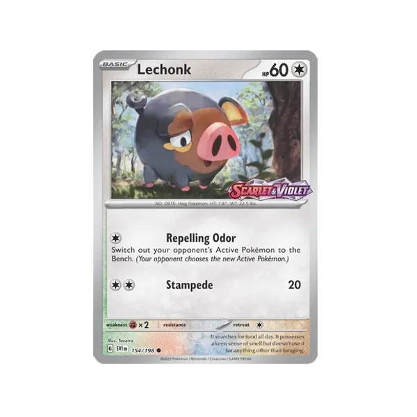 Lechonk - 154/198 Holo Scarlet and Violet Stamp Promo
