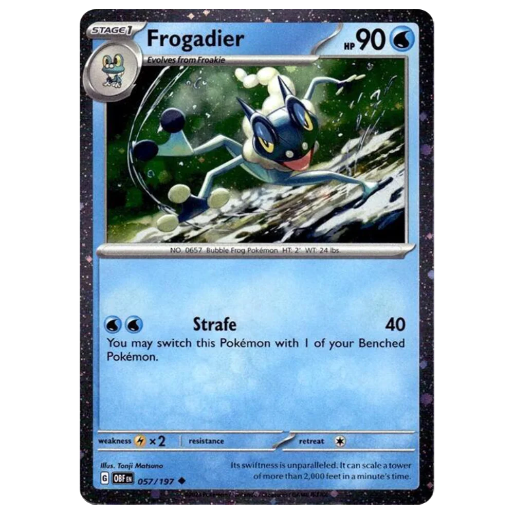 Frogadier 057/197 Cosmos Holo Promo Near Mint