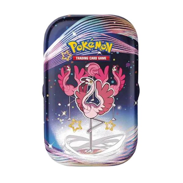 Paldean Fates Mini Tin Flamigo (Release Date 2/9/2024)