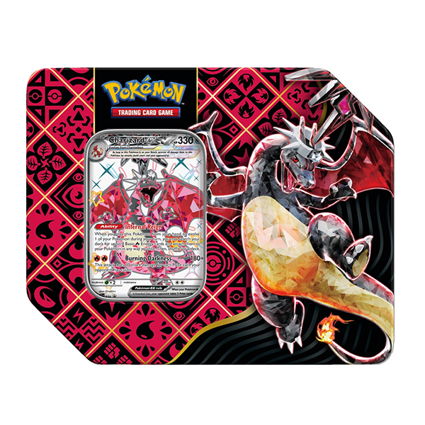 Paldean Fates Tin Charizard ex