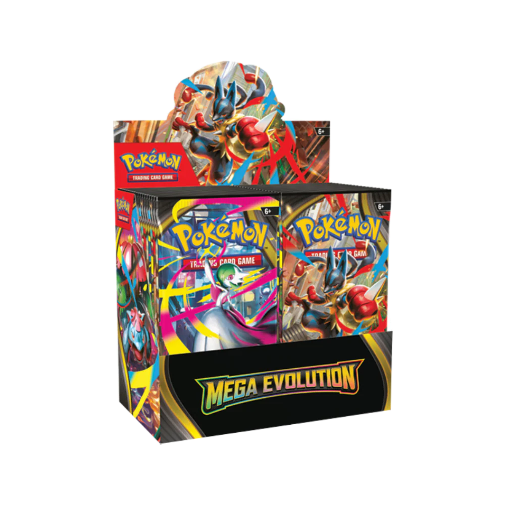 Pokemon Mega Evolution Enhanced Booster Display