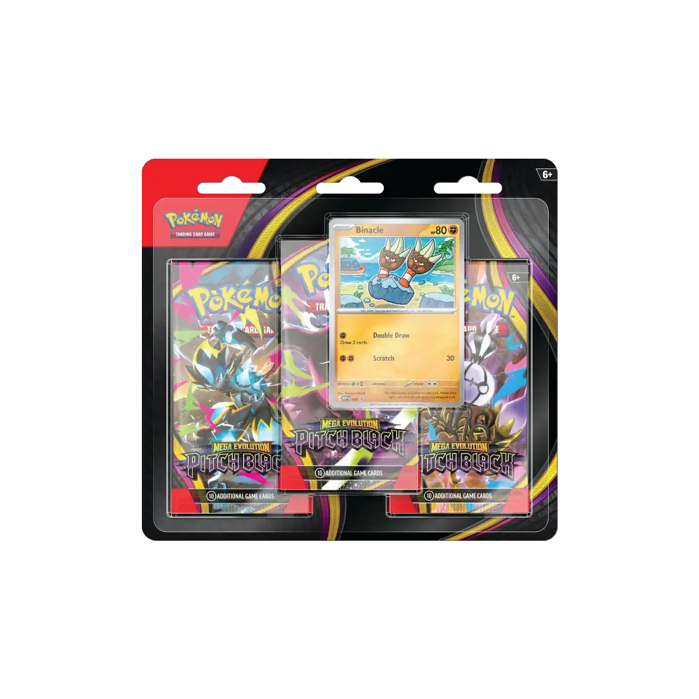 Pokemon Pitch Black 3-Pack Blister [Binacle] RELEASE DATE 7/17/2026