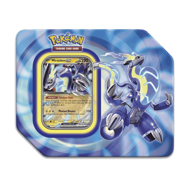 Paldea Legends Tin Miraidon ex - International Version