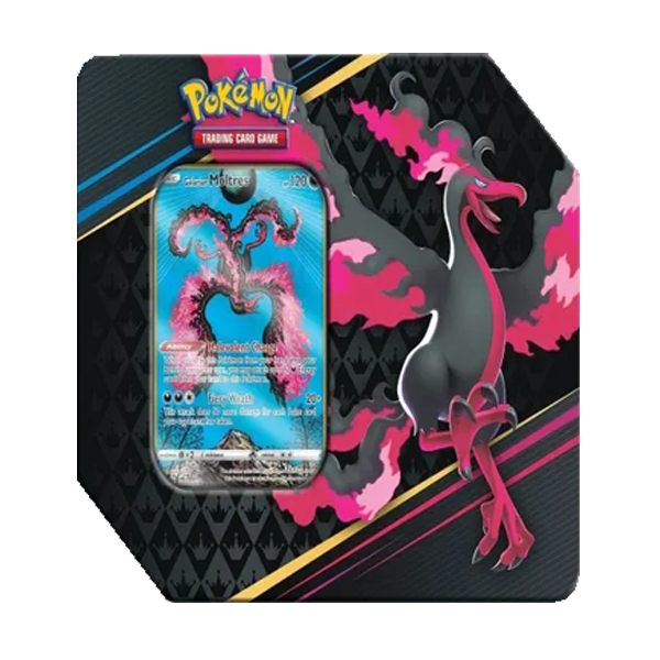 Pokemon Crown Zenith Tin Galarian Moltres