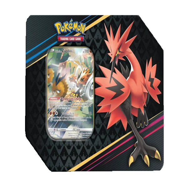 Pokemon Crown Zenith Tin Galarian Zapdos