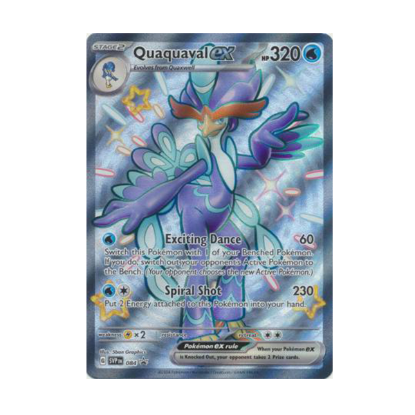Pokemon Quaquaval ex 084 Jumbo Card