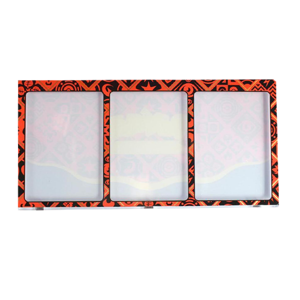 Pokemon Paldean Fates Red Magnetic Three Card Protector