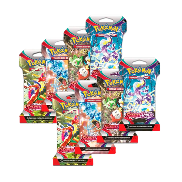Scarlet and Violet Sleeved Booster Pack Bundle [Set of 8]