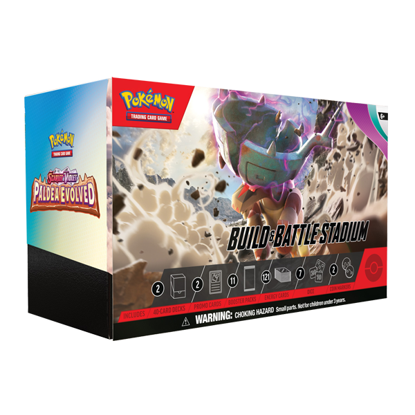 Pokemon - Scarlet & Violet - Paldea Evolved Build & Battle Stadium