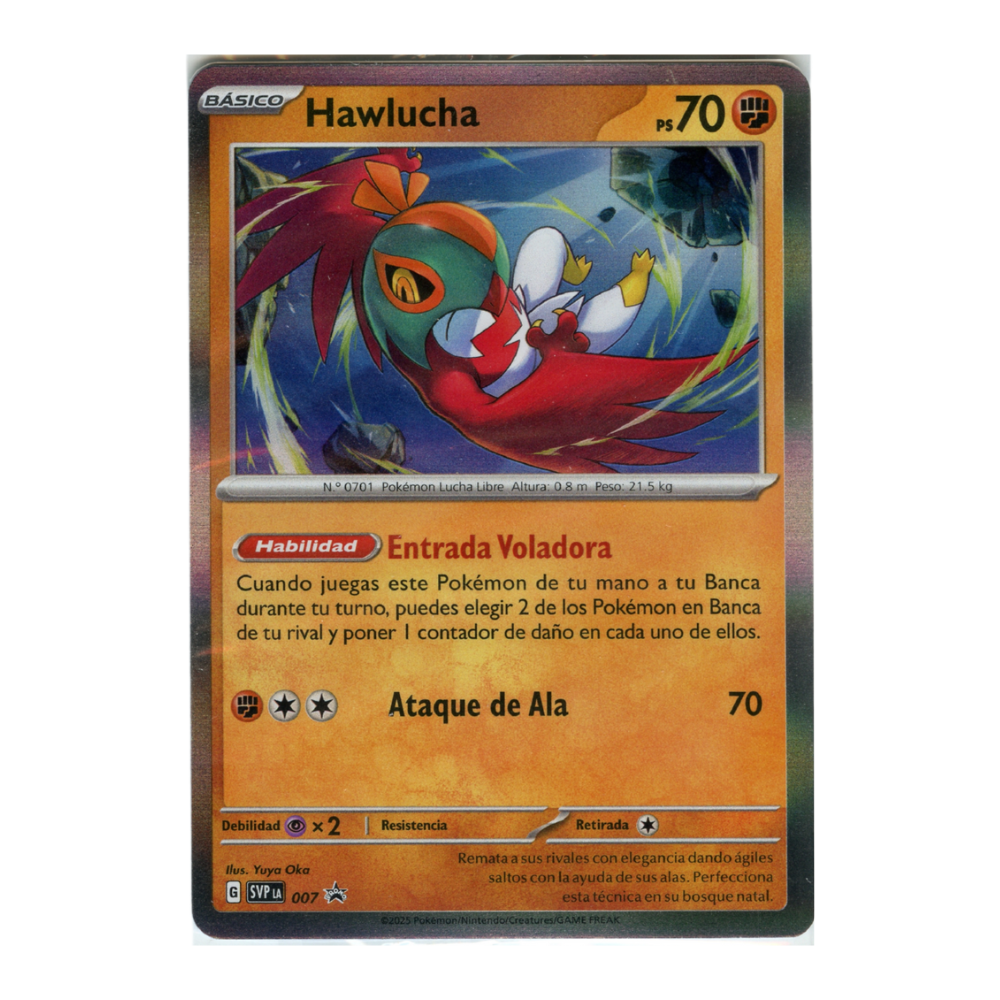 Hawlucha - SVP 007 Holo Scarlet & Violet Promo Spanish