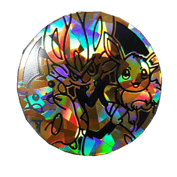 Pokemon Battle Academy 2022 Jumbo Coin Pikachu Cinderace Eevee