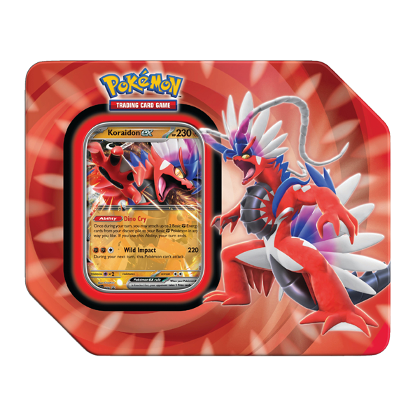 Pokemon Paldea Legends Tins - Koraidon ex