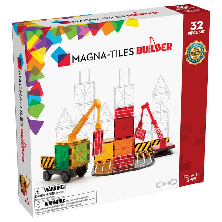 MAGNA-TILES®  Builder 32 Piece Set | Magna Tiles
