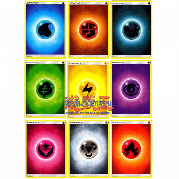 45 Pokemon Energy Cards Random Lot of Cards