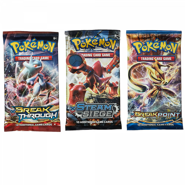 Pokemon 3 Random Booster Packs Lot